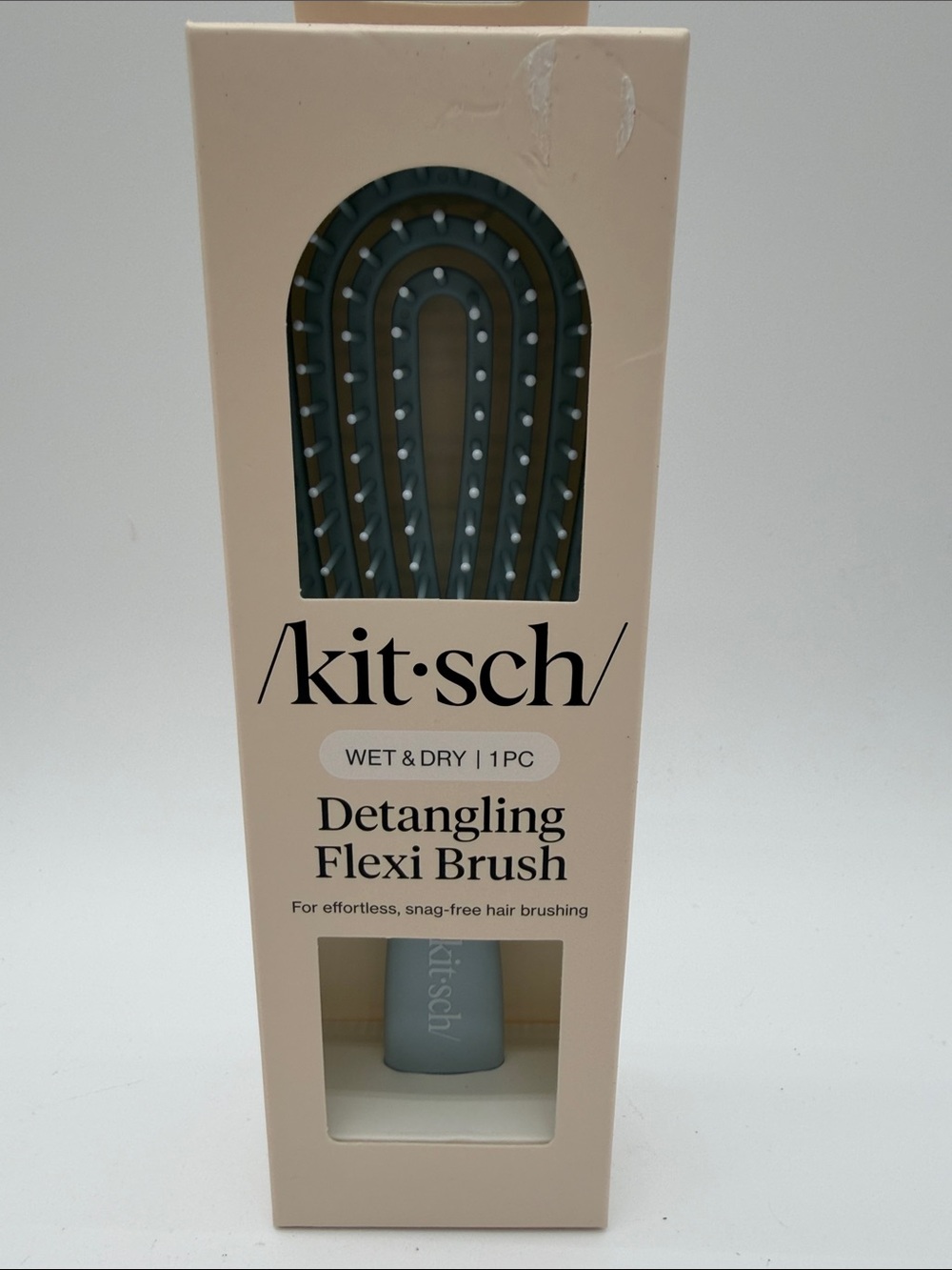 Kitsch Detangling Flexi Brush - Light Blue Gray